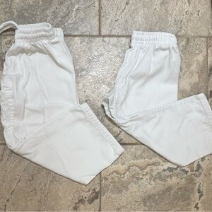 Bundle of 2 Century Size 0 Kids White karate Bottoms